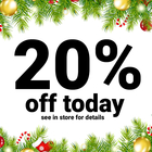 20% off Christmas at Country Market Friday 15th Nov 2024